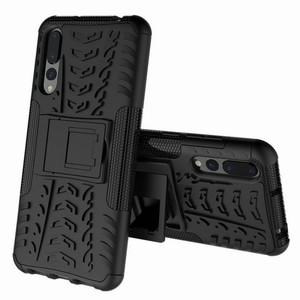 Fr Huawei P20 Pro Hybrid Case 2teilig Outdoor Schwarz Etui Tasche Hlle Cover Schutz 