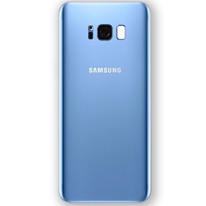 Samsung GH82-14015D Akkudeckel Deckel fr Galaxy S8 Plus G955F + Klebepad Blau