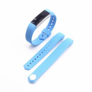 Fr Fitbit Alta HR Kunststoff / Silikon Armband fr Mnner / Gre L Hellblau Uhr 
