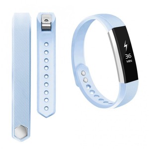 Fr Fitbit Alta HR Kunststoff / Silikon Armband fr Frauen / Gre S Light Blue Uhr Neu