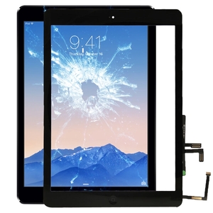 F�r New Apple iPad 9.7 2017 Touch Screen Glas Display Digitizer mit HB + Kleber Schwarz