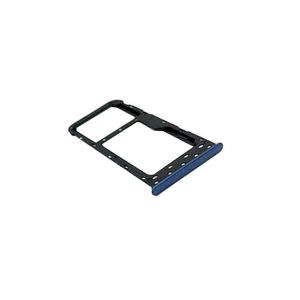 Fr Huawei P Smart Reparatur Karten Halter Sim Tray Schlitten Holder Blau Ersatz