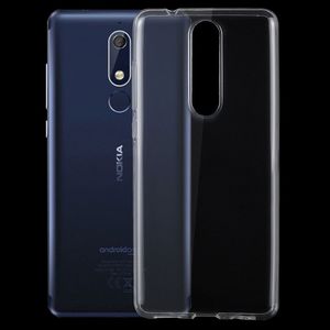 Silikoncase Transparent Ultradünn Hülle für Nokia 5.1 2018 Tasche Cover Schutz