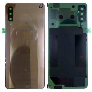 Samsung GH82-17829C Akkudeckel Deckel fr Galaxy A7 2018 A750F / Duos + Klebepad Gold Neu