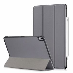 Fr Apple iPad Air 13 2024 / Pro 12.9 2022 3folt Wake UP Tasche Grau