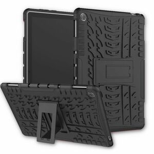 Fr Huawei MediaPad M5 Lite 10.1 Zoll Hybrid Outdoor Schutzhlle Case Schwarz Tasche Cover Etui