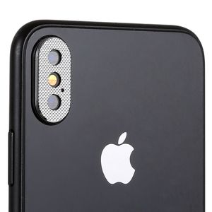 Kamera Cam Schutz Protection Ring fr Apple iPhone XS 5.8 Zoll Silber 2Stck hochwertig