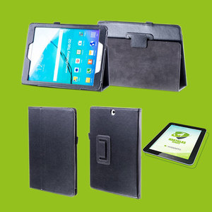 F�r Apple iPad Pro 12.9 Zoll 2018 Neue Version H�lle Cover Tasche Schwarz Kunst Leder Case Neu + 0,4 mm Hart Glas