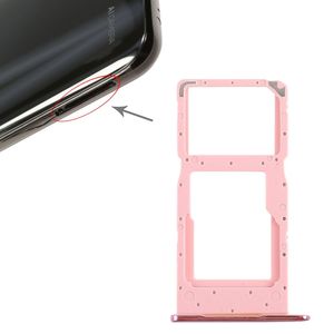 F�r Huawei P Smart 2019 Karten Halter Sim Card Tray Schlitten Holder Pink Ersatzteil Neu