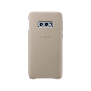 Samsung Leather Cover Grau fr Samsung Galaxy S10e G970F EF-VG970L Tasche Etui Schutzhlle