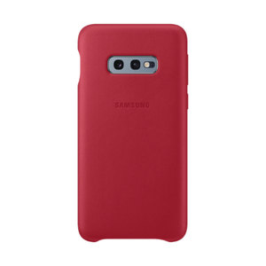 Samsung Leather Cover Rot fr Samsung Galaxy S10e G970F EF-VG970L Tasche Etui Schutzhlle