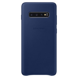 Samsung Leather Cover Navy fr Samsung Galaxy S10 Plus G975F EF-VG975L Tasche Etui Schutzhlle
