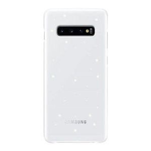 Samsung LED Cover Wei fr Samsung Galaxy S10 Plus G975F EF-KG975CWEGWW Tasche Etui Schutzhlle