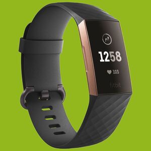 Fr Fitbit Charge 3 / 4 Kunststoff / Silikon Armband fr Mnner / Gre L Schwarz Uhr 