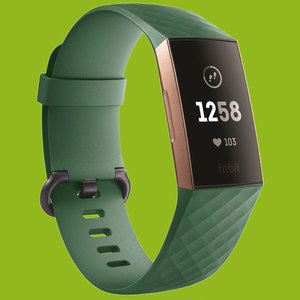 Fr Fitbit Charge 3 / 4 Kunststoff / Silikon Armband fr Mnner / Gre L Navy-Grn Uhr 