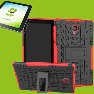 Fr Tablet aufstellbare Outdoor Hybrid Tasche Etuis Cover Case Schutz Robust Neu