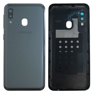 Samsung GH82-20125A Akkudeckel fr Galaxy A20E A202F + Klebepad Black