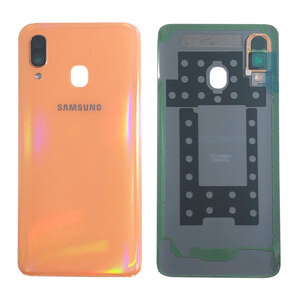 Samsung GH82-19406D Akkudeckel fr Galaxy A40 A405F + Klebepad Orange