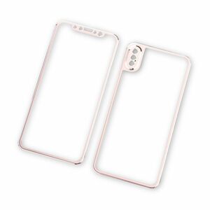 Titan Folie Hartglas Rose Gold Vorne + Hinten Panzer f�r Apple iPhone XS Max Schutz