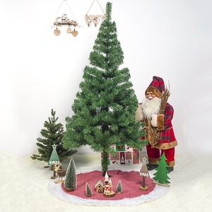 Rote Weie 100 cm Weihnachtsbaum Unterlage Glitzer Christbaum Decke Abdeckung Deko Christmas