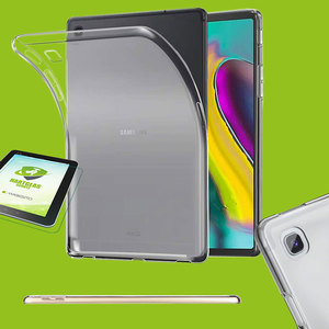 Fr Samsung Galaxy Tab A 8.0 2019 T290 T295 Transparent Hlle Tasche Cover + H9 Hart Glas