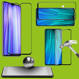 Fr Xiaomi Mi 9 Lite 2x 9D Premium 0,3 mm H9 Hart Glas Schwarz Folie Schutz Hlle Neu