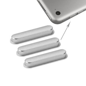 3 Stck Side Keys fr Apple iPad Air 2 Grau Button Knpfe Ersatz Zubehr Reparatur