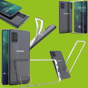 Fr Samsung Galaxy A51 A515F Silikoncase TPU Schutz Transparent Tasche Hlle Cover Etui Zubehr Neu