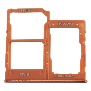 Sim Karten Halter fr Samsung Galaxy A40 5.9 Zoll Orange Card Tray Neu