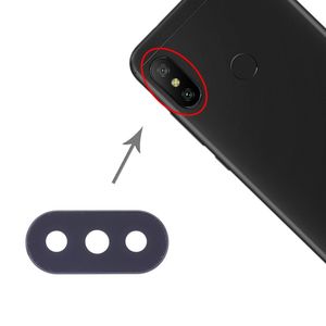 Rckseite Linse Schutz fr Xiaomi Redmi 6 Pro / MI A2 Lite Schwarz Back Cam Kamera Ersatz