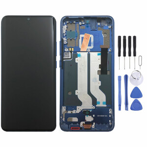 Fr ZTE Axon 10 Pro OLED Display Full LCD Einheit Touch mit Rahmen Ersatzteil Reparatur Blau