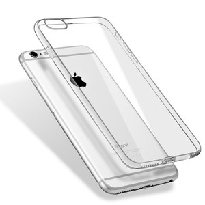 Silikoncase TPU Transparent 0,3 mm Ultradnn Hlle fr Apple iPhone 6 6S Plus 5.5 Tasche 