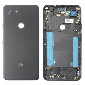 Akkudeckel fr Google Pixel 3A Schwarz Jet Black Battery Cover Ersatzteil Backcover Deckel Batterie