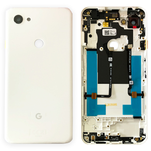 Google Akkudeckel fr Pixel 3A XL Wei Clearly White Battery Cover Ersatzteil Backcover Deckel Batterie