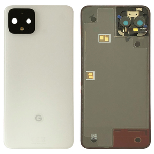 Google Akkudeckel fr Pixel 4 Wei Clearly White Battery Cover Ersatzteil Backcover Deckel Batterie