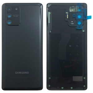 Samsung GH82-21670A Akkudeckel Deckel fr Galaxy S10 Lite G770F + Klebepad Prism Black Schwarz