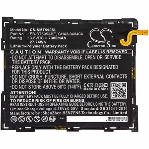 Akku Batterie Battery fr Samsung Galaxy Tab A 10.5 T590F CS-SMT590SL Ersatz Neu