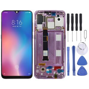 F�r Xiaomi Mi 9 Display Pink Full OLED LCD Einheit Touch mit Rahmen Ersatzteil Reparatur