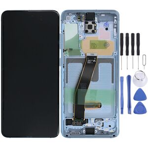 Samsung Display LCD Kompletteinheit fr Galaxy S20 G980F GH82-22131D Cloud Blue