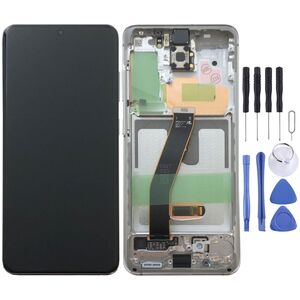 Samsung Display LCD Kompletteinheit fr Galaxy S20 5G G981B GH82-22123B Cloud White
