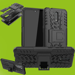 Fr Nokia 2.3 Hybrid Case 2teilig Outdoor Schwarz Tasche Hlle Cover Schutz