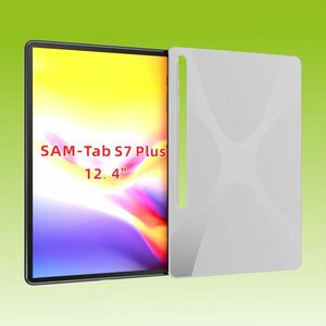 Schutzhlle Silikon X-Line Serie Transparent Hlle Tasche fr Samsung Galaxy Tab S7 Plus / S7 FE
