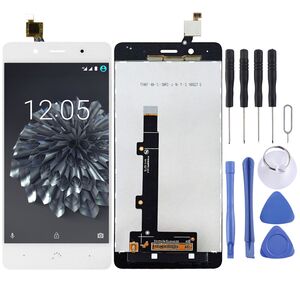 F�r BQ Aquaris X5 Plus Display Full LCD Einheit Touch Ersatzteil Reparatur Wei� Neu