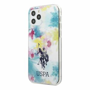 US Polo iPhone 12 / 12 Pro 6.1 Silikon Hlle Multicolor Tie & Dye Collection Case Cover Schutzhlle Zubehr