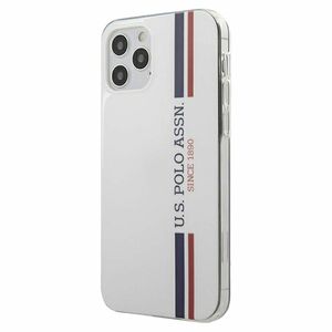 US Polo iPhone 12 / 12 Pro 6.1 Silikon Hlle Wei Tricolor Collection Case Cover Schutzhlle Zubehr