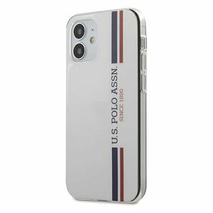US Polo iPhone 12 Mini 5.4 Silikon Hlle Wei Tricolor Collection Case Cover Schutzhlle Zubehr