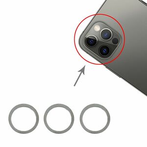 3 Stk Rck Kamera Linsen Schutz fr Apple iPhone 12 Pro Aqua Blue / Blau Ersatzteil Neu