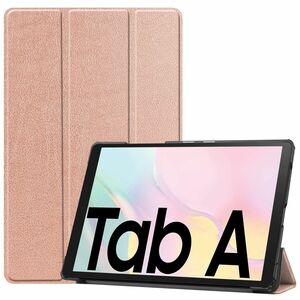 Fr Samsung Galaxy Tab A7 T500 / T505 2020 3folt Wake UP Smart Cover Etuis Hlle Case Schutz Rose Gold
