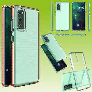 Color Frame TPU Silikon Case fr Samsung Galaxy S20 FE G780F G781B Tasche Hlle Cover Etuis Schutz