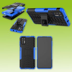 Fr Motorola Moto G9 Plus Hybrid Case 2teilig Outdoor Blau Handy Tasche Hlle Cover Schutz